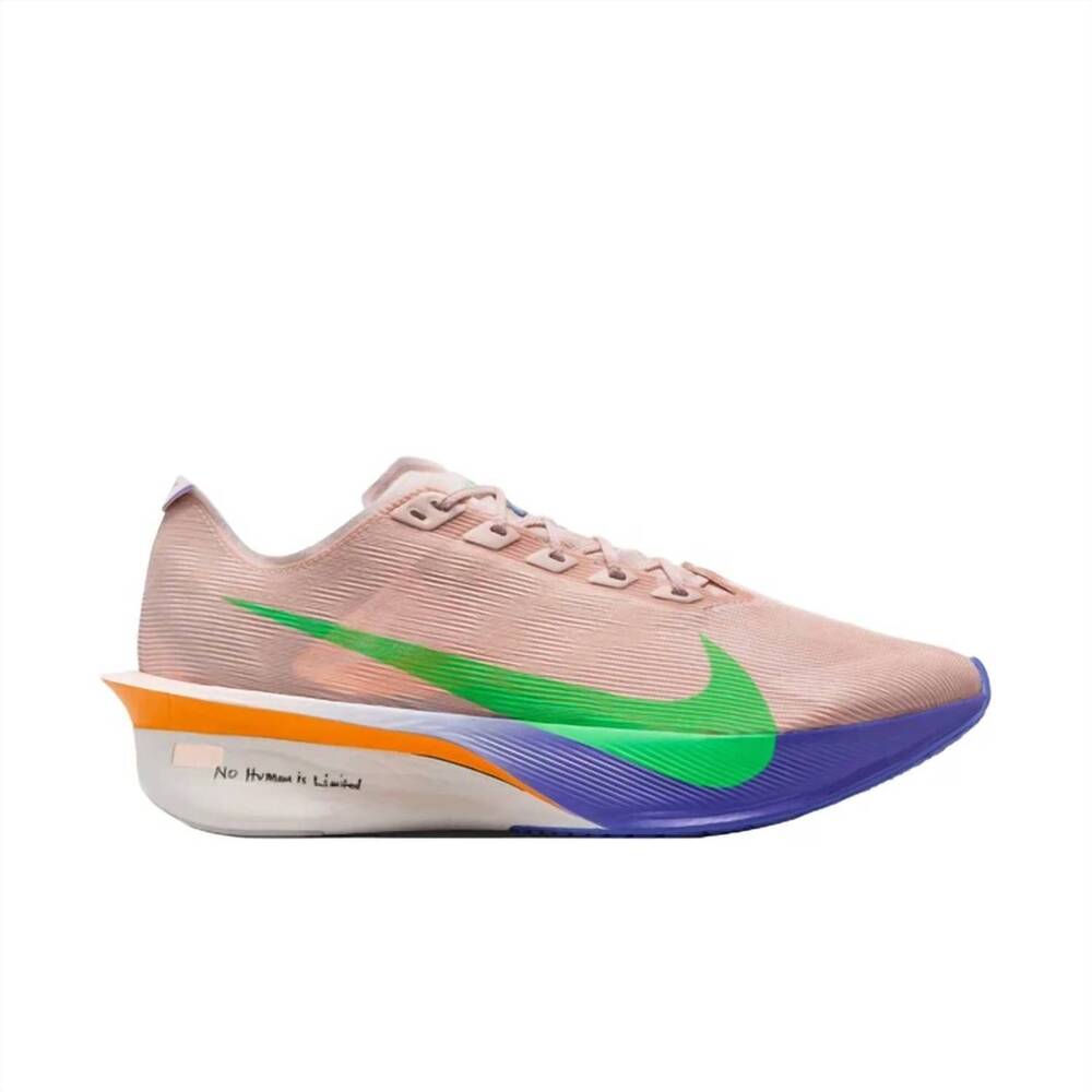 NEW NIKE men's zoomx vaporfly next% 4 running shoes in silt red green shock-fire